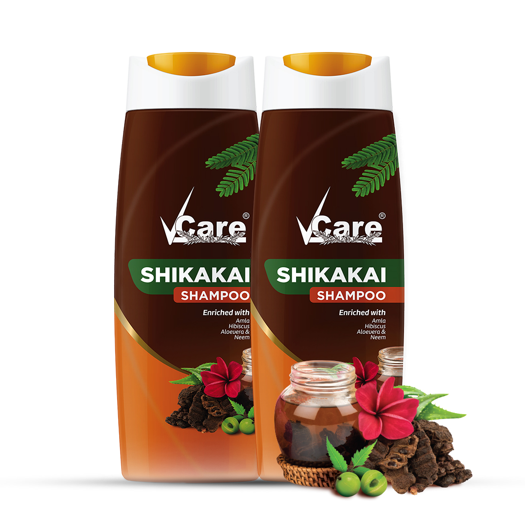 Strong, Silky Hair Naturally – VCare Shikakai Shampoo